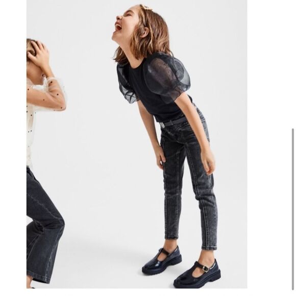 Black Organza Sleeve Top - Picture 4 of 8